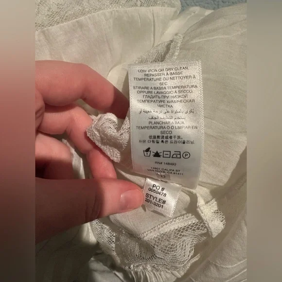 SOLD Doen Allura Skirt in Salt - Picture 10 of 10